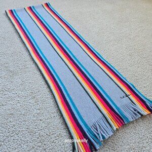NWOT Paul Smith Knit Wool Striped Scarf